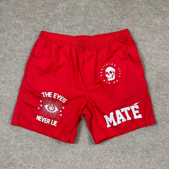American Vintage Other - (26) SWIM TRUNKS MENS RED SIZE 32